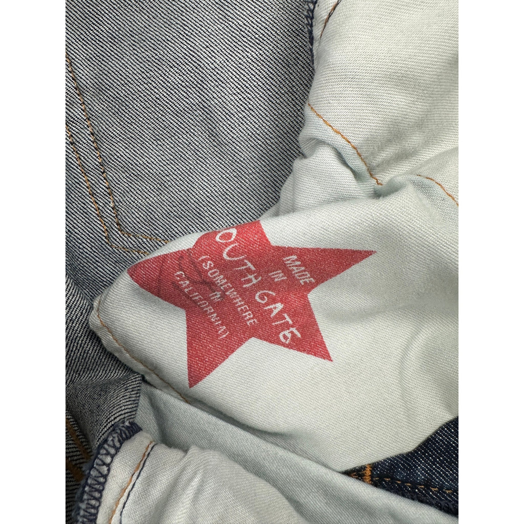 Adriano Goldschmied The Protégé Made in USA Brahms Straight Leg Jeans in Kelly Blue — Size 36x32 // Preowned