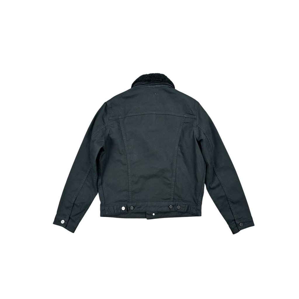 Tecovas Overnight Trucker Sheepskin Collar Denim Jacket — Size Medium // Preowned