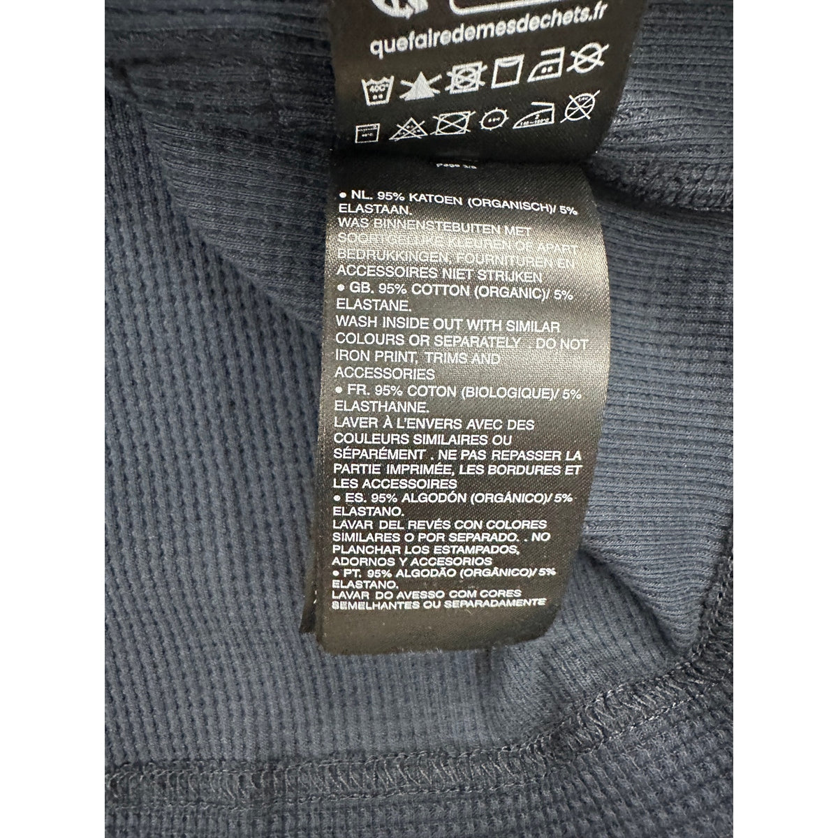 G-Star Structured Boxy Waffle Jersey Knit Tee — Size Large