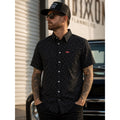Dixxon Flannel Company The Milton Short Sleeve Shirt in Black, White — Size Large // Preowned