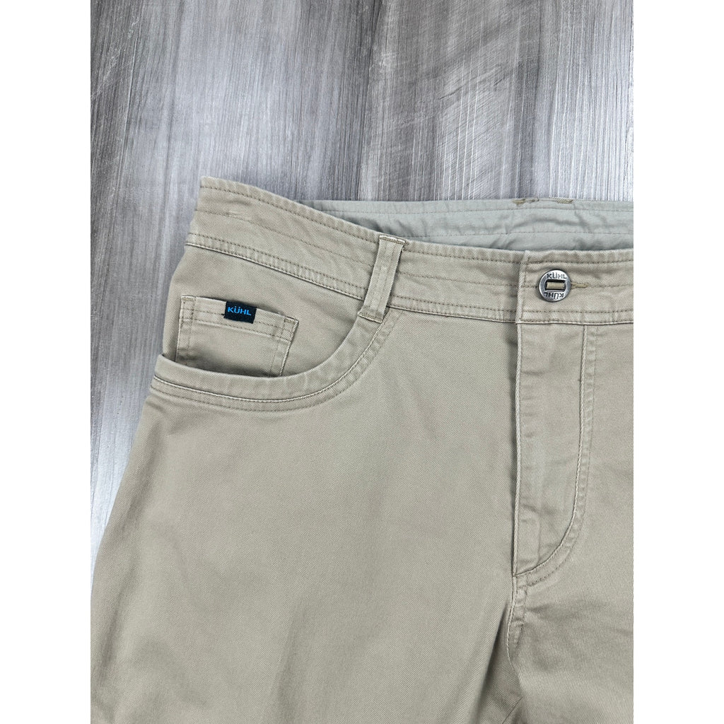 Kuhl Revolt Sweat Pant Performance Chino Pants in Khaki — Size 35x32 // Preowned