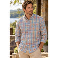 Peter Millar Crown Collection Plaid Long Sleeve Button Down Shirt — Size Large // Preowned