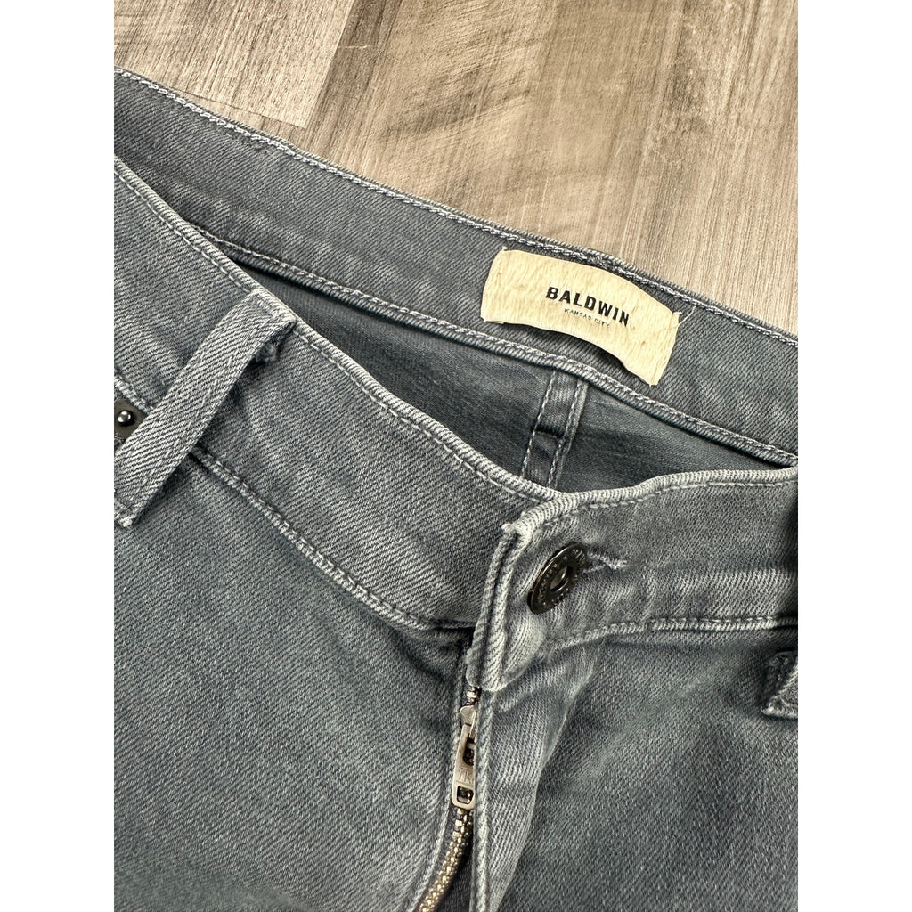 Baldwin Henley Slim Straight Jeans in Gray — Size 32 // Preowned