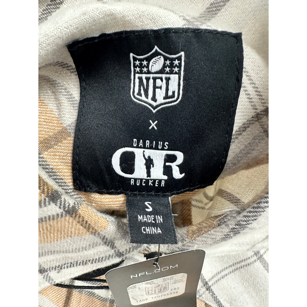 Fanatics NFL x Darius Rucker Dallas Cowboys Flannel Plaid Long Sleeve Button Down Shirt — Size Small