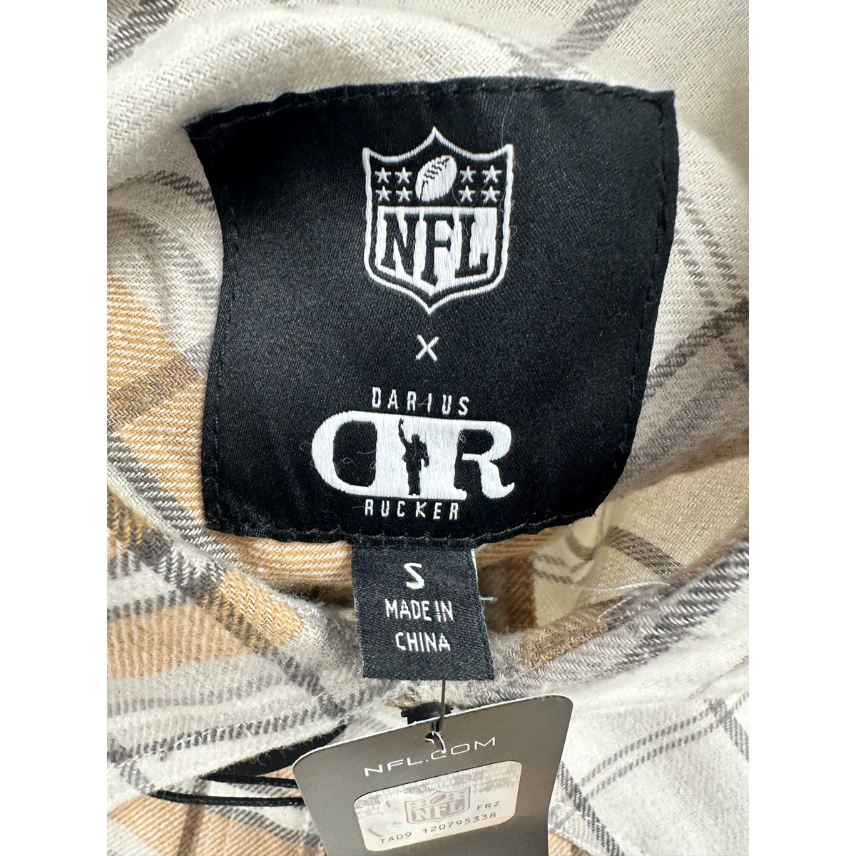 Fanatics NFL x Darius Rucker Dallas Cowboys Flannel Plaid Long Sleeve Button Down Shirt — Size Small