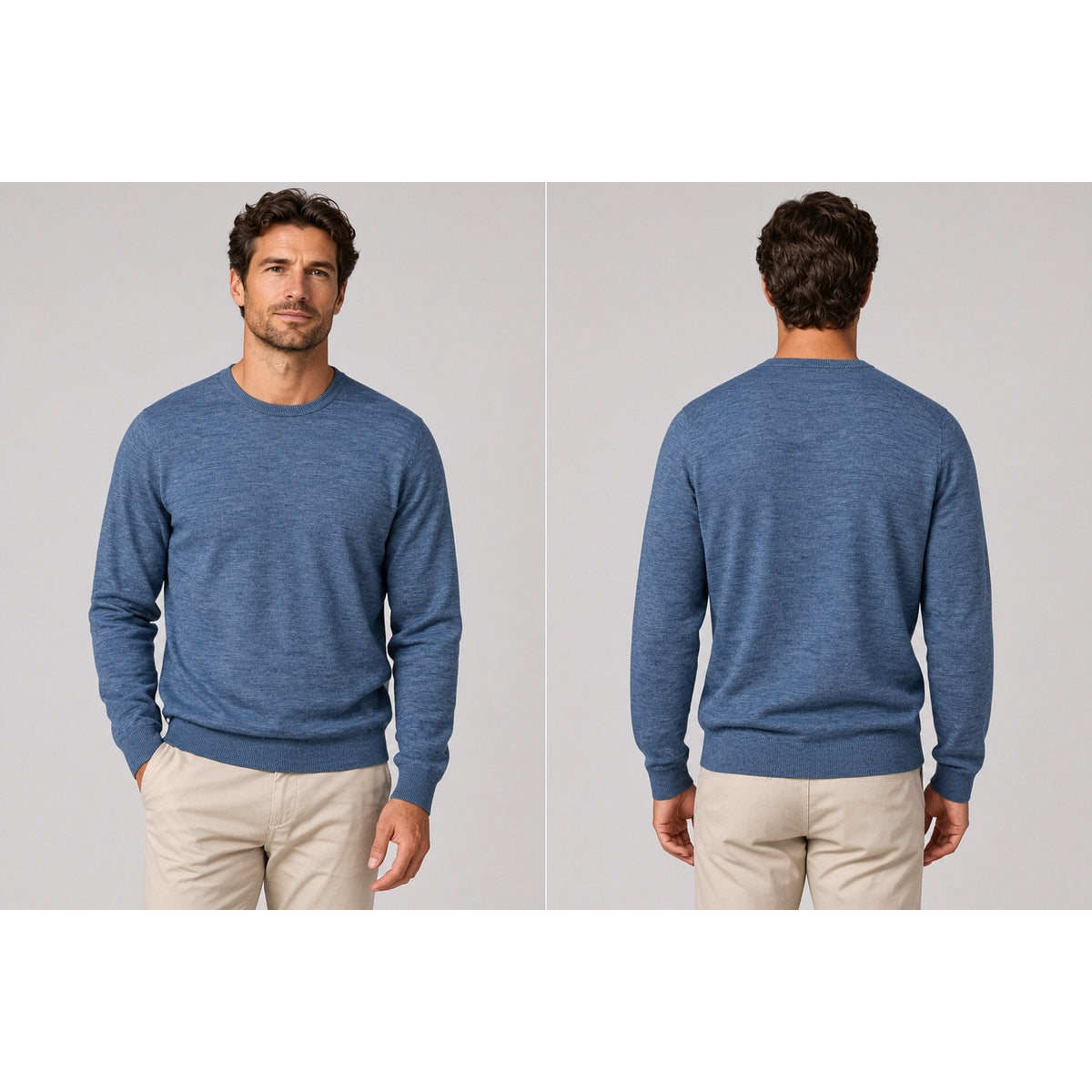 Suitsupply Merino Wool Crewneck Sweater — Size Large // Preowned