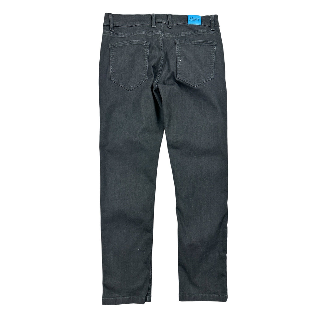 Mugsy Squid Ink Slim Tapered Stretch Jeans in Black — Size 34x32 // Preowned