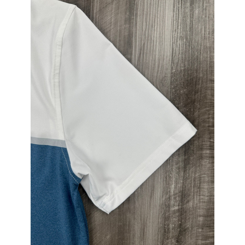 Southern Tide Tide to Trail Pamona Stripe Heather Performance Polo — Size Medium