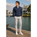 Peter Millar Soft Touch Twill 5 Pocket Pants in Light Gray — Size 36 // Preowned