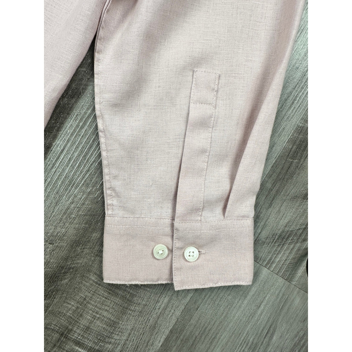 Theory Irving PA Precise Linen 2 Long Sleeve Button Down Shirt — Size 2XL