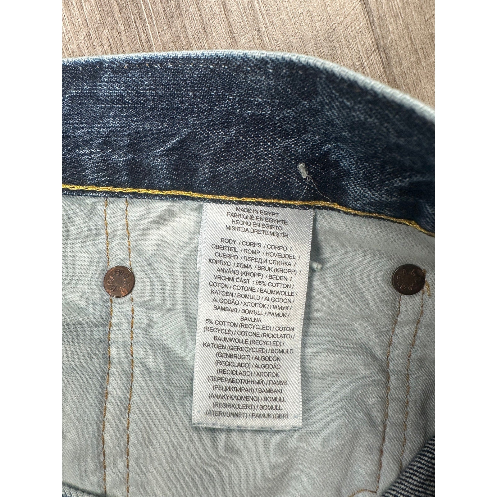 Polo Ralph Lauren The Varick Slim Straight Jeans in Blue — Size 38x30 // Preowned