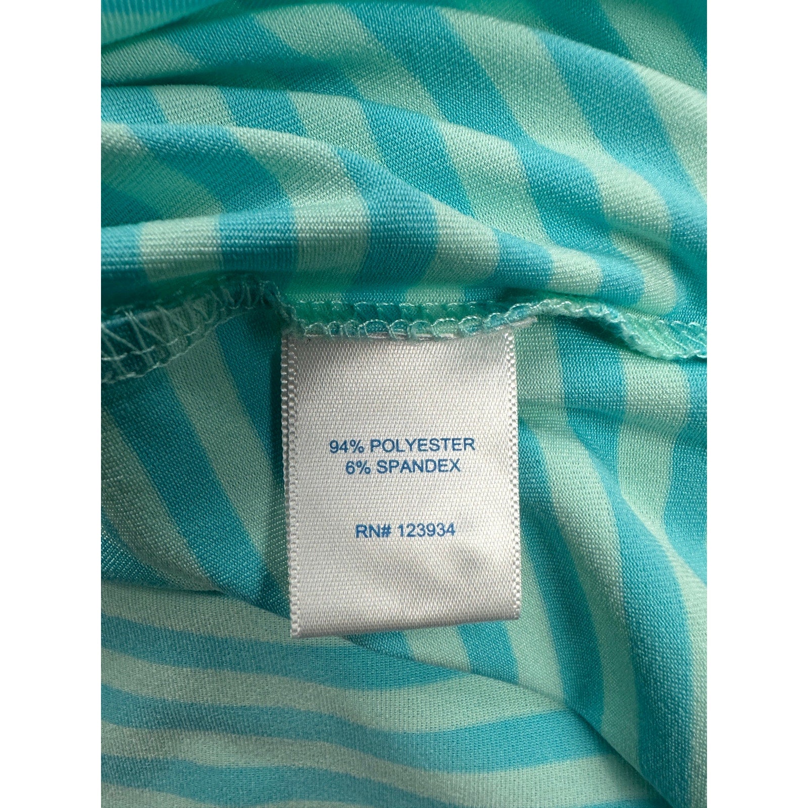 Southern Tide Driver Performance Stretch Striped Polo in Sea Blue — Size 2XL // Preowned