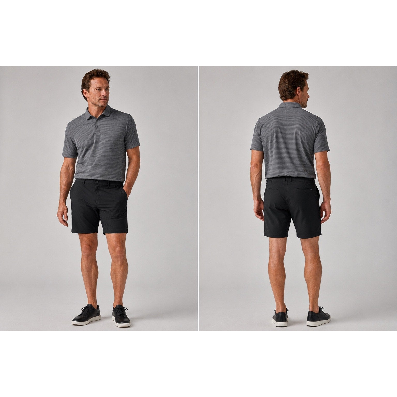 Travis Mathew Starnes 9-Inch Golf Shorts in Black — Size 42