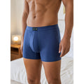 Joe's Everyday Luxe Microfiber Comfort 6-Inch Boxer Brief 4-Pack in Black Red Navy Ocean — Size Small