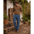 Polo Ralph Lauren Vintage Flying Pheasant Motif Embroidered Pocket Chino Pants in Navy — Size 36x32 // Preowned
