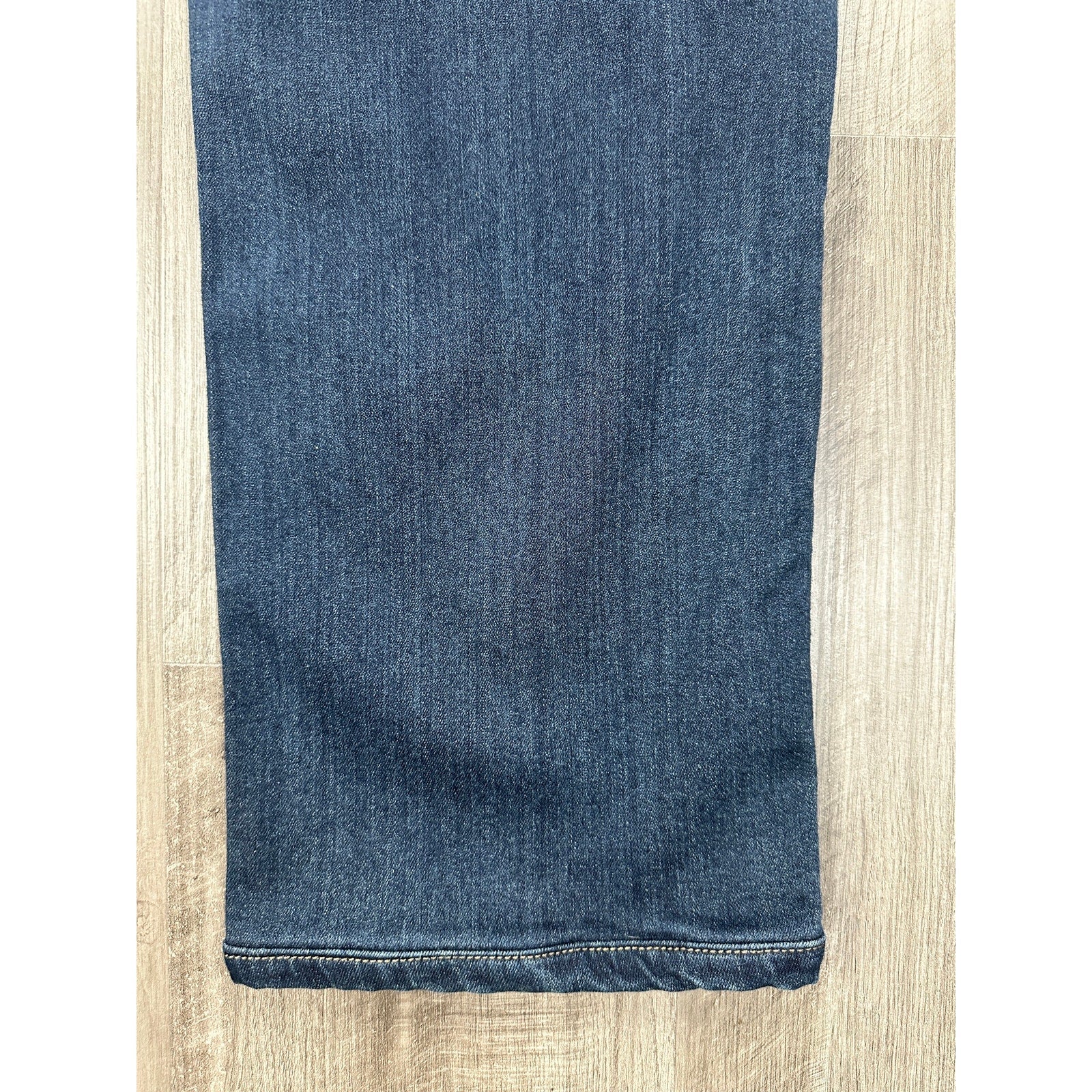 Paige Federal Slim Straight Jeans in Cellar Blue — Size 38 // Preowned