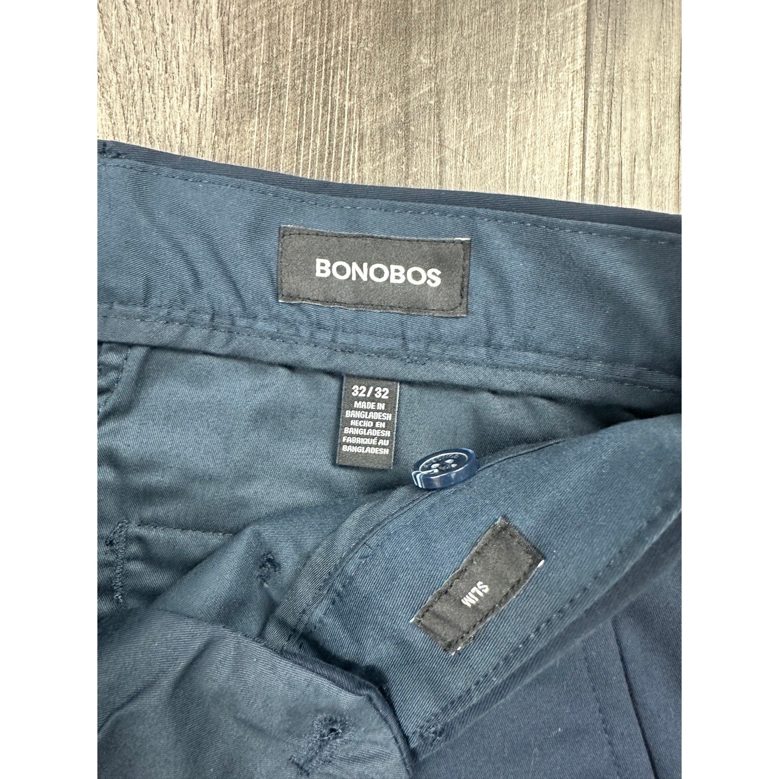 Bonobos Slim Trouser Chino Pants in Navy — Size 32x32
