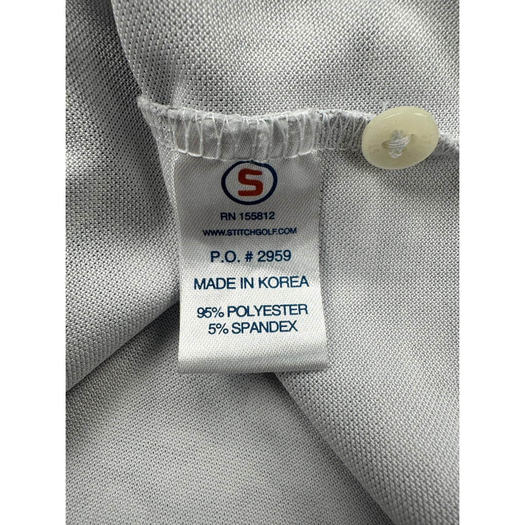 Stitch Golf Camo Performance Golf Polo in Grey, Light Grey and Charcoal — Size Large // Preowned