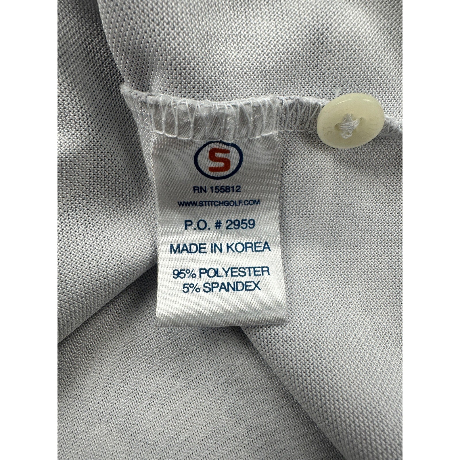 Stitch Golf Camo Performance Golf Polo in Grey, Light Grey and Charcoal — Size Large // Preowned
