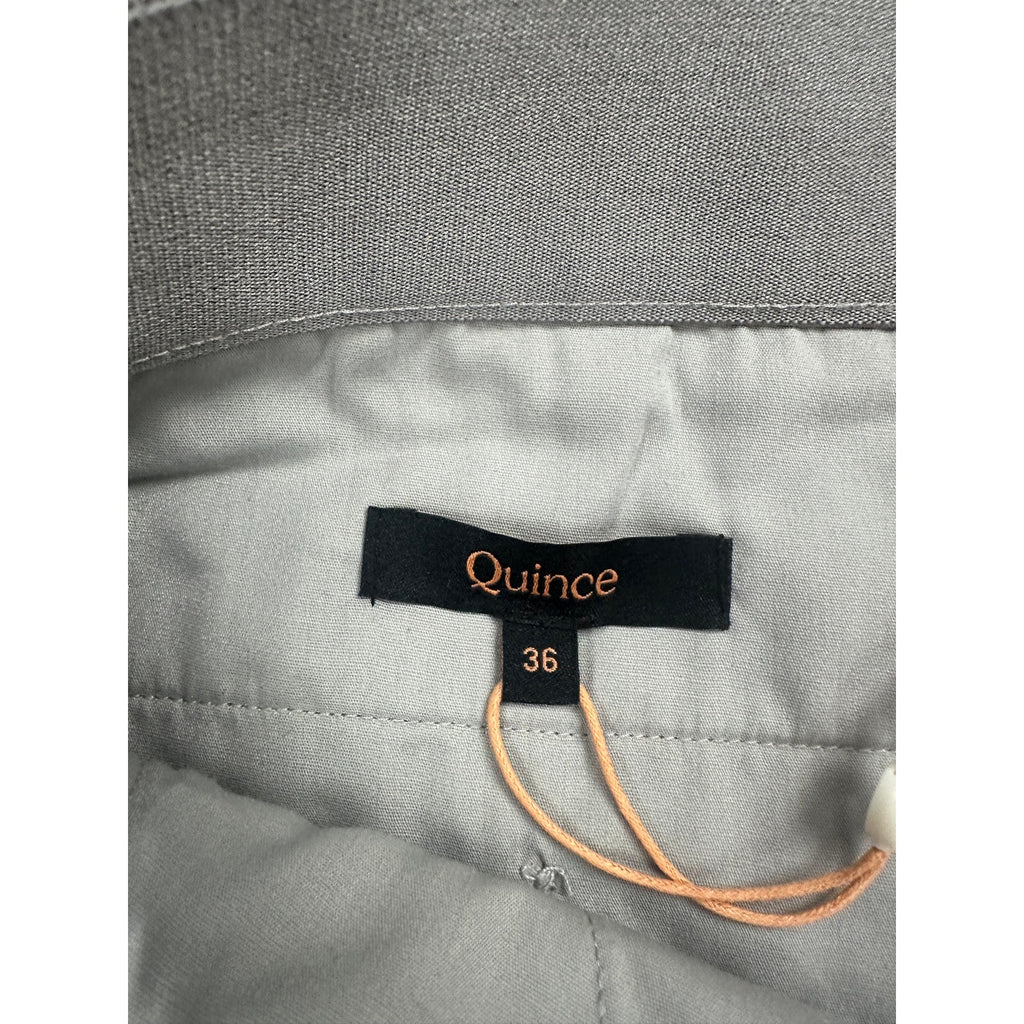 Quince Organic Cotton Coolmax 9" Chino Shorts in Gravel — Size 36
