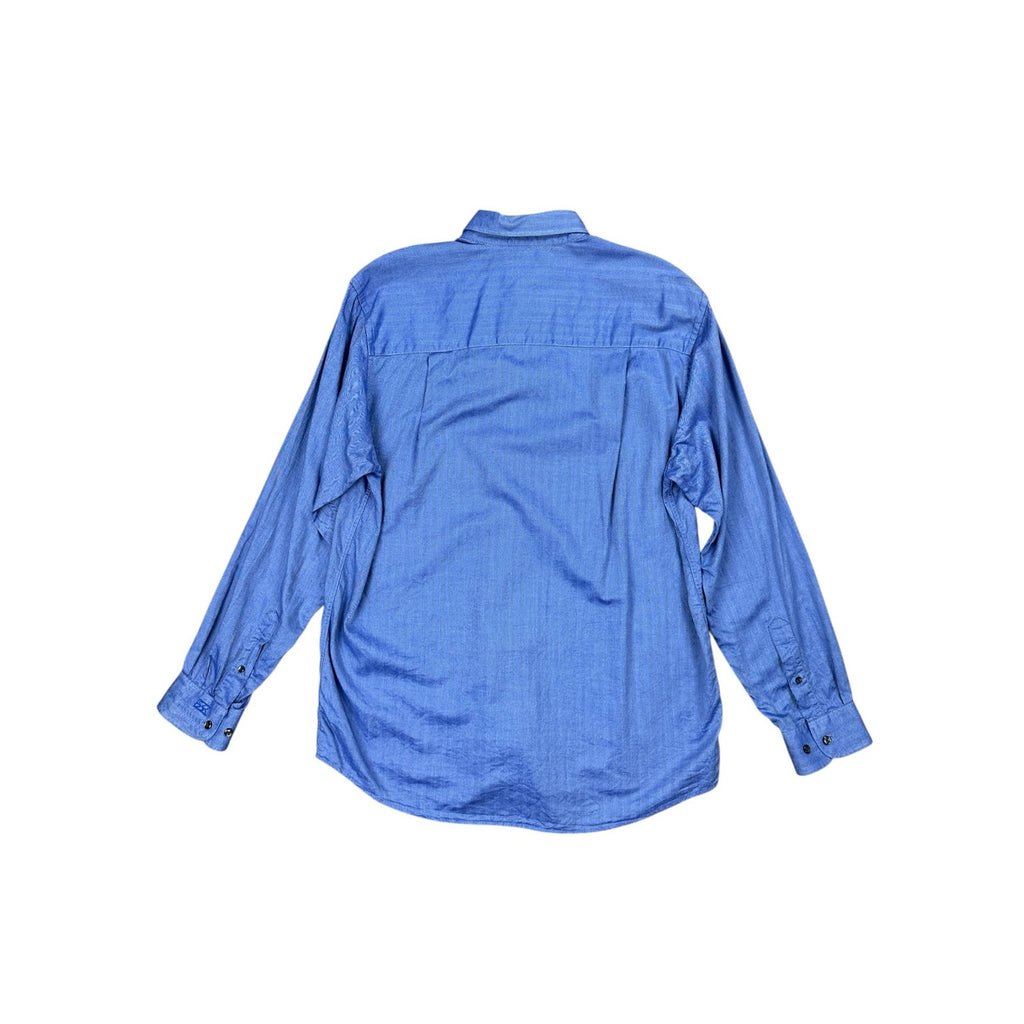 Cutter & Buck Kentucky Wildcats Herringbone Long Sleeve Button Down Shirt — Size Medium // Preowned