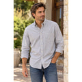 Gitman Bros. Made in USA Checkered Long Sleeve Button Down Shirt — Size 17.5/34 (XL) // Preowned