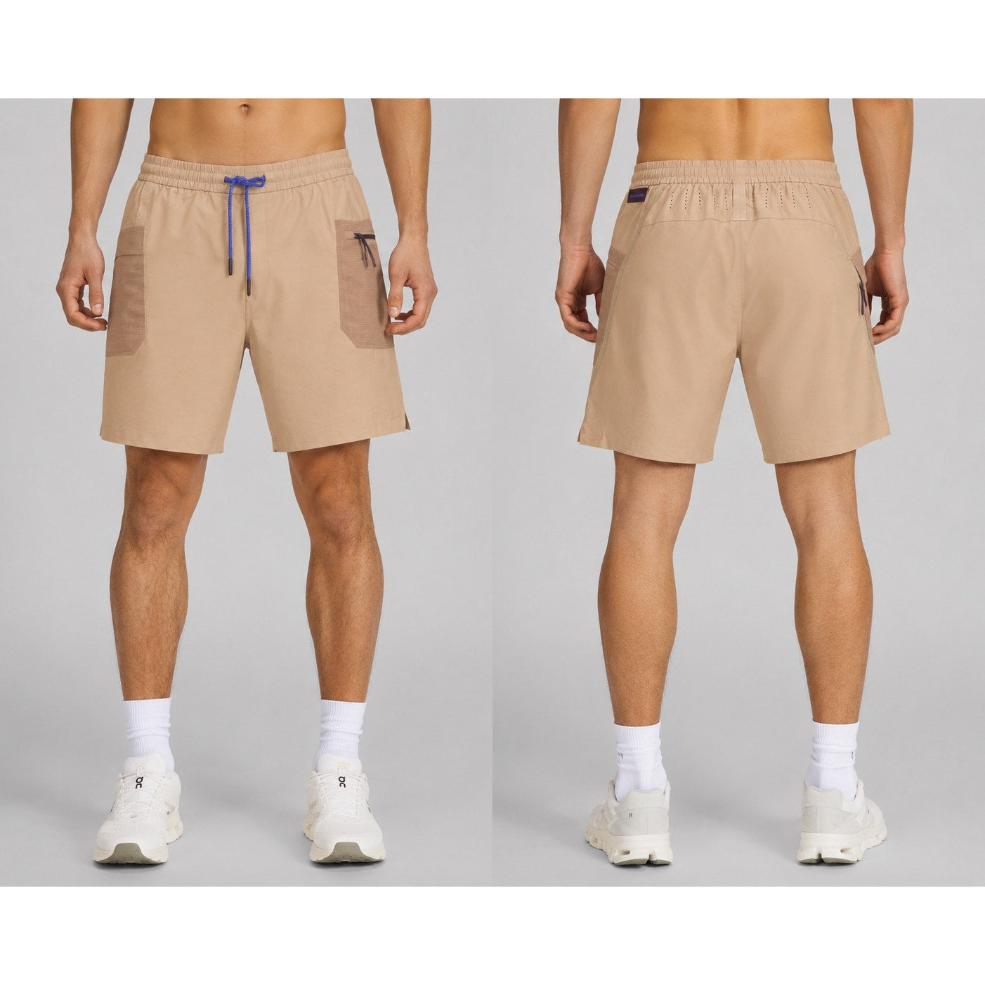 Lululemon Water Repellent 8" Hiking Shorts in Pink Clay — Size Large // Preowned