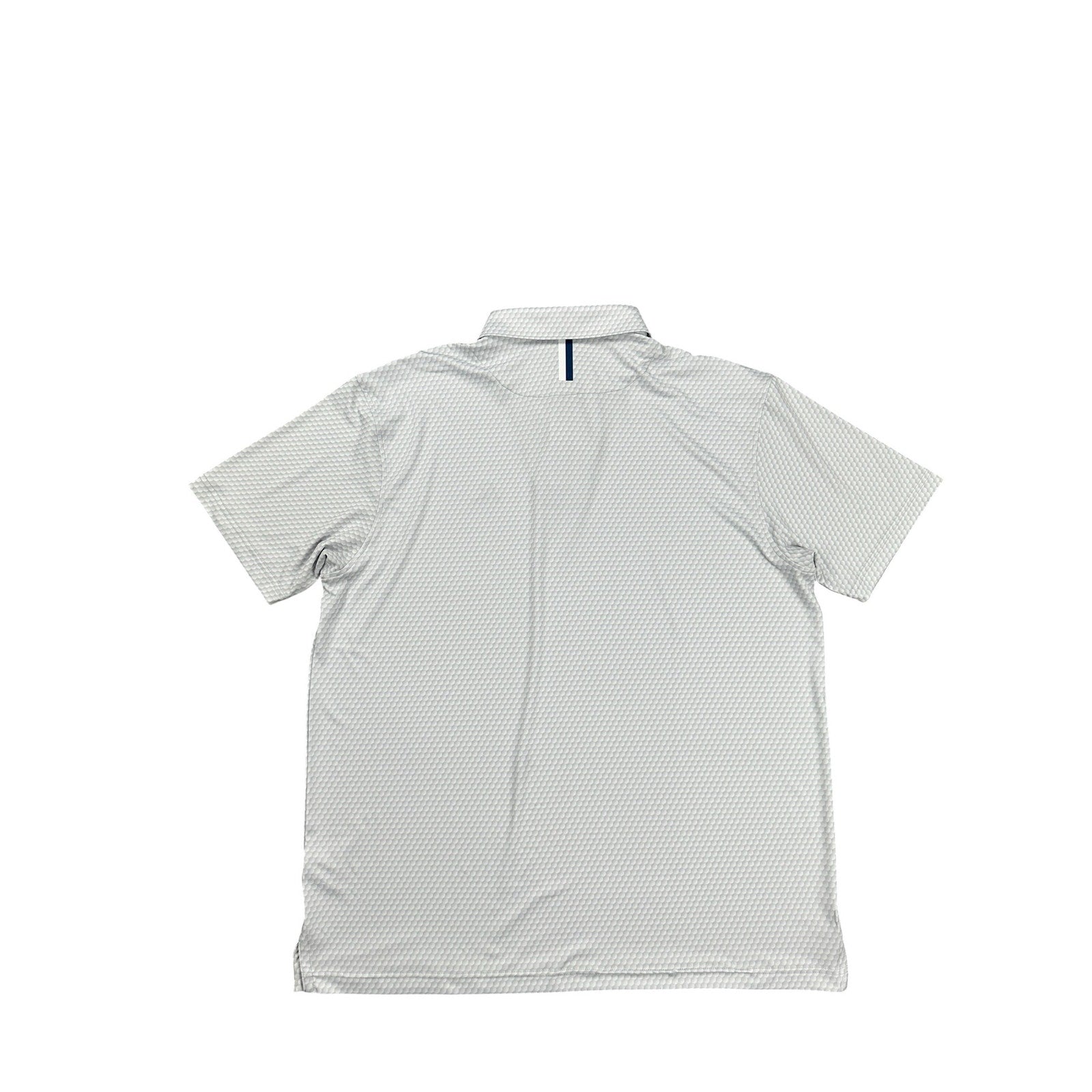 Rhoback The Be The Ball Performance Golf Polo in White Gray — Size 2XL // Preowned