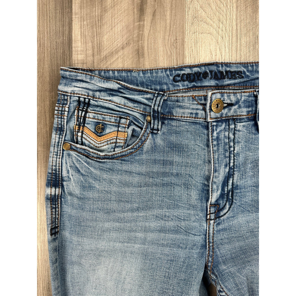 Cody James Wyatt Holt Wash Slim Bootcut Stretch Jeans — Size 34x34 // Preowned