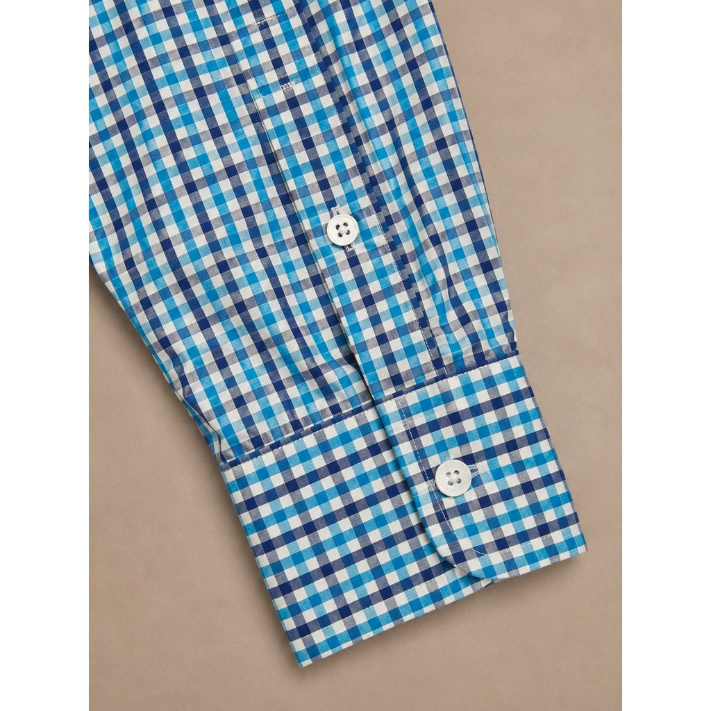 M Tailor Checkered Long Sleeve Button Down - Medium