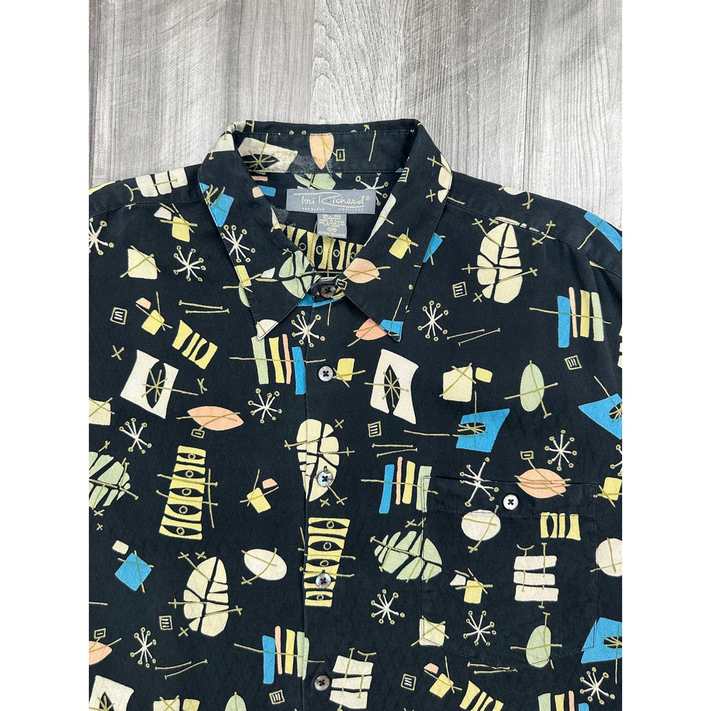 Tori Richard Cocktail Barfly Silk Short Sleeve Shirt — Size 3XB // Preowned