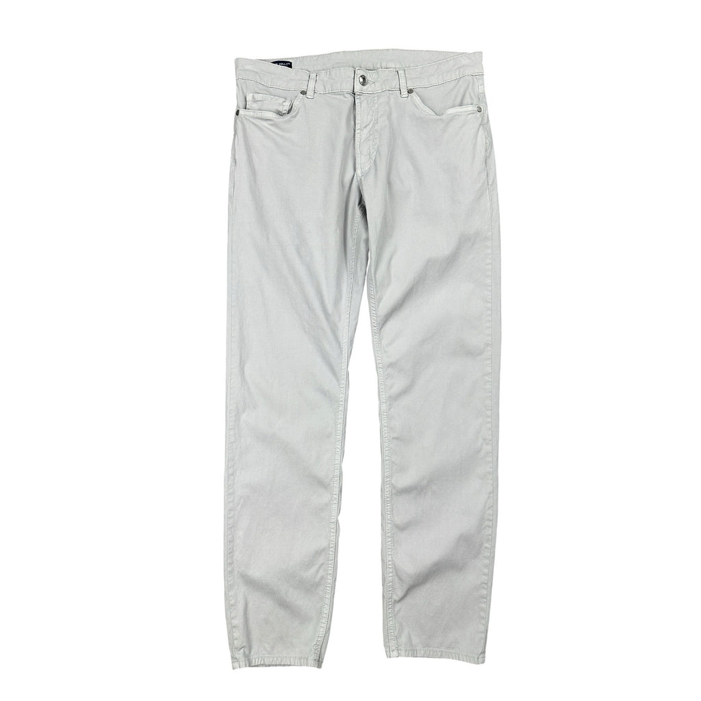 Peter Millar Wayfare 5 Pocket Trouser Pants in Light Stone Grey — Size 34x32 // Preowned
