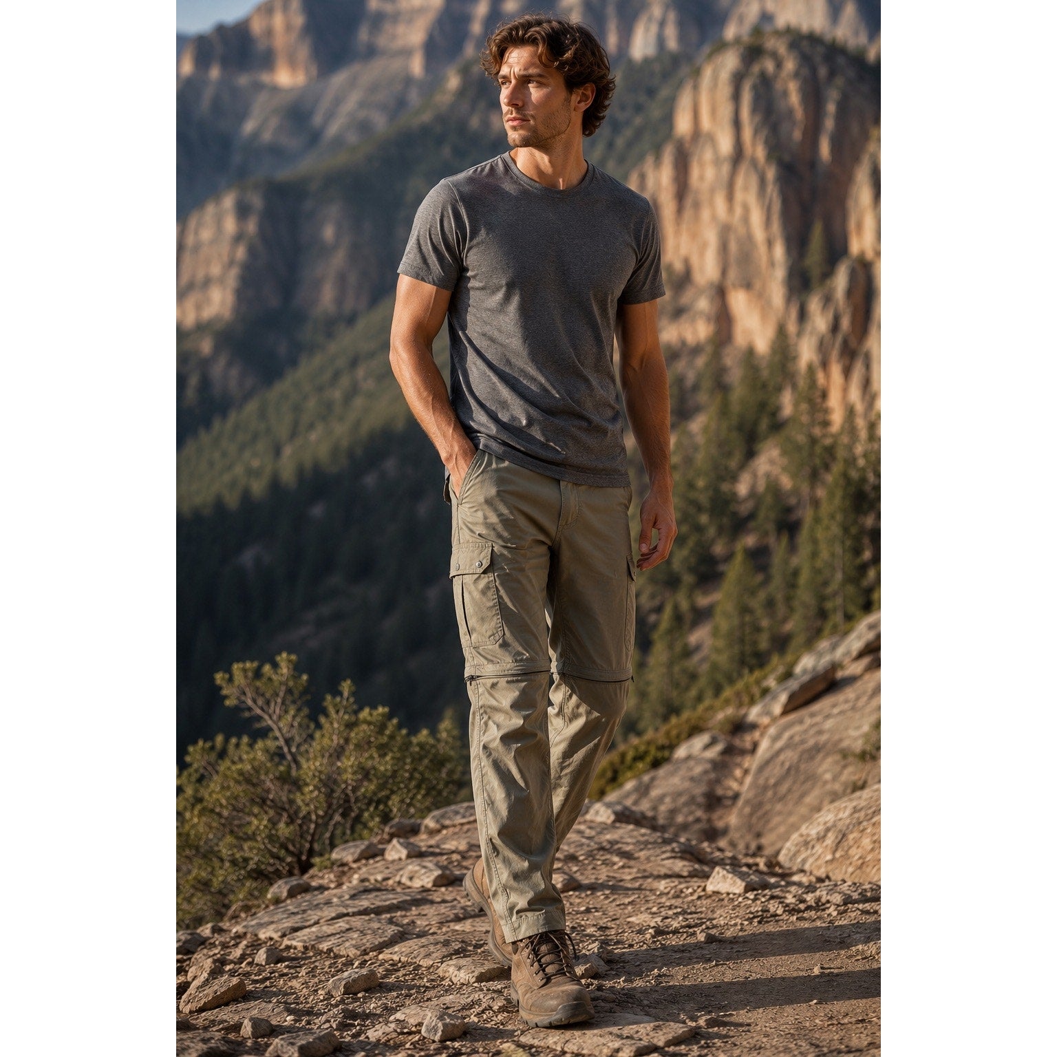 Kuhl Renegade Convertible Cargo Pants in Tan — Size 36x30 // Preowned