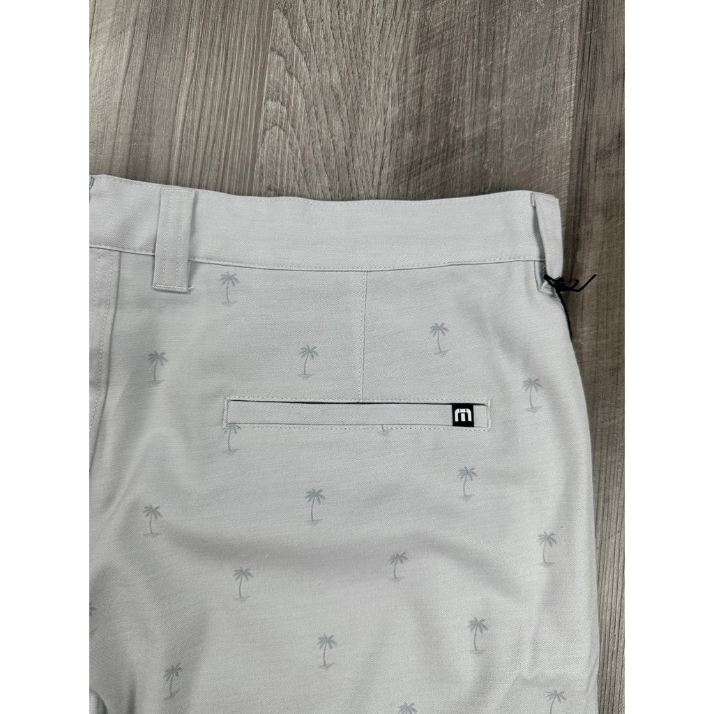 Travis Mathew Resort to This Palms Golf Shorts in Heather Microchip — Size 36