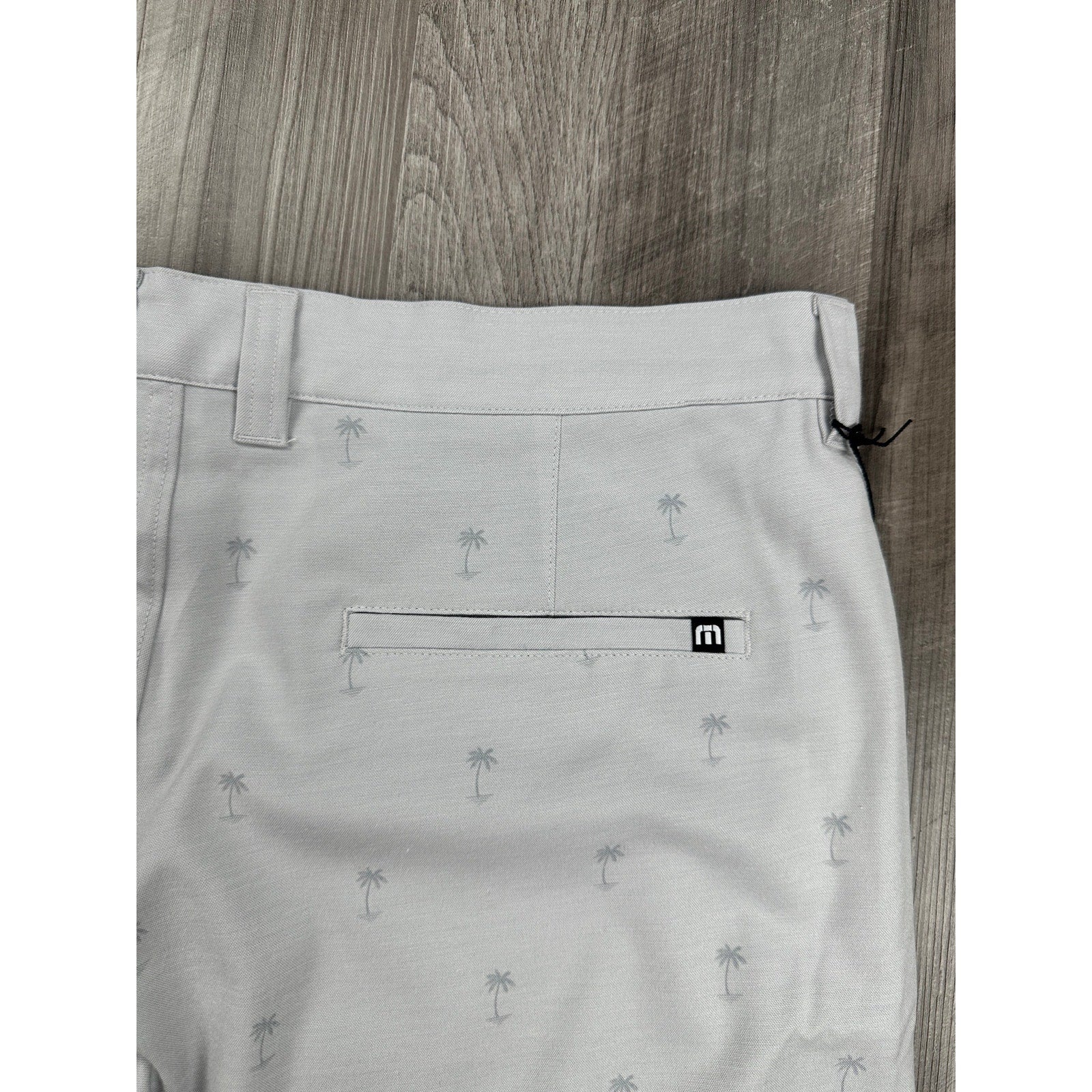 Travis Mathew Resort to This Palms Golf Shorts in Heather Microchip — Size 36