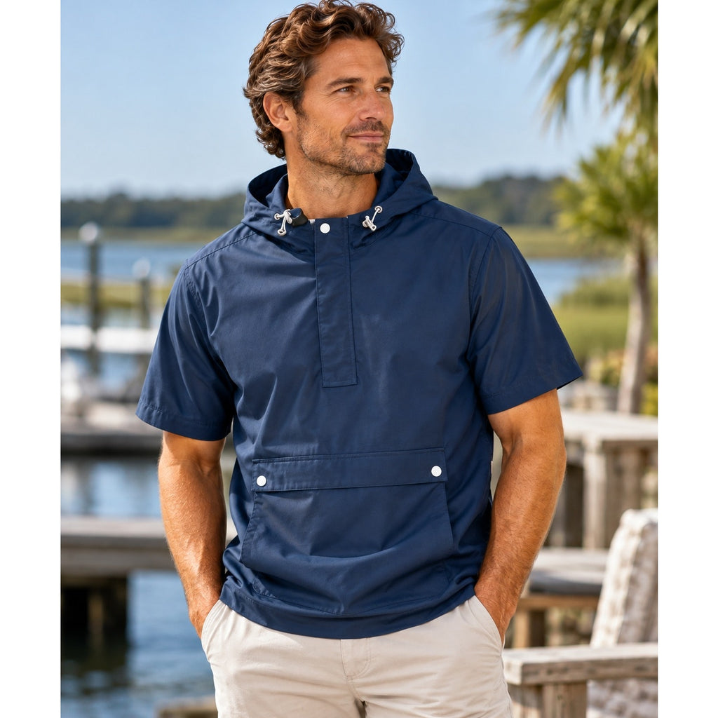 TravisMathew Sport Mode Short Sleeve Hoodie — Size Medium // Preowned