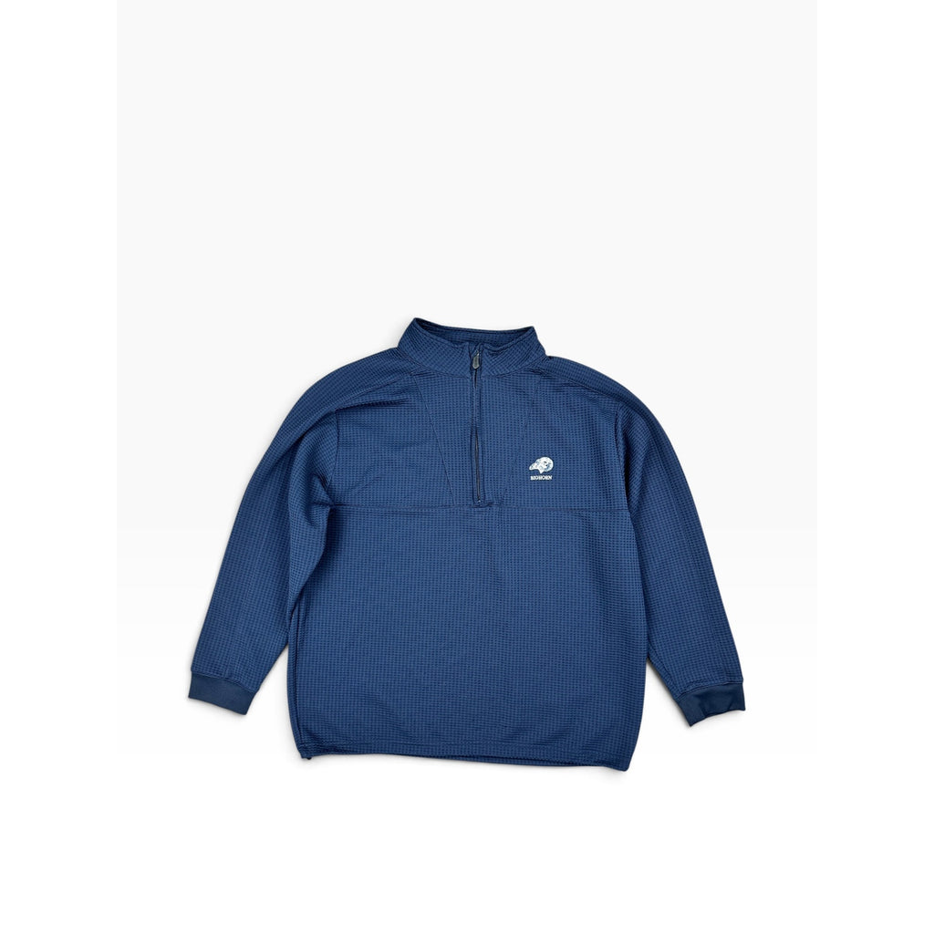 Straight Down Big Horn Golf Optic Quarter Zip Pullover in Navy — Size XL // Preowned