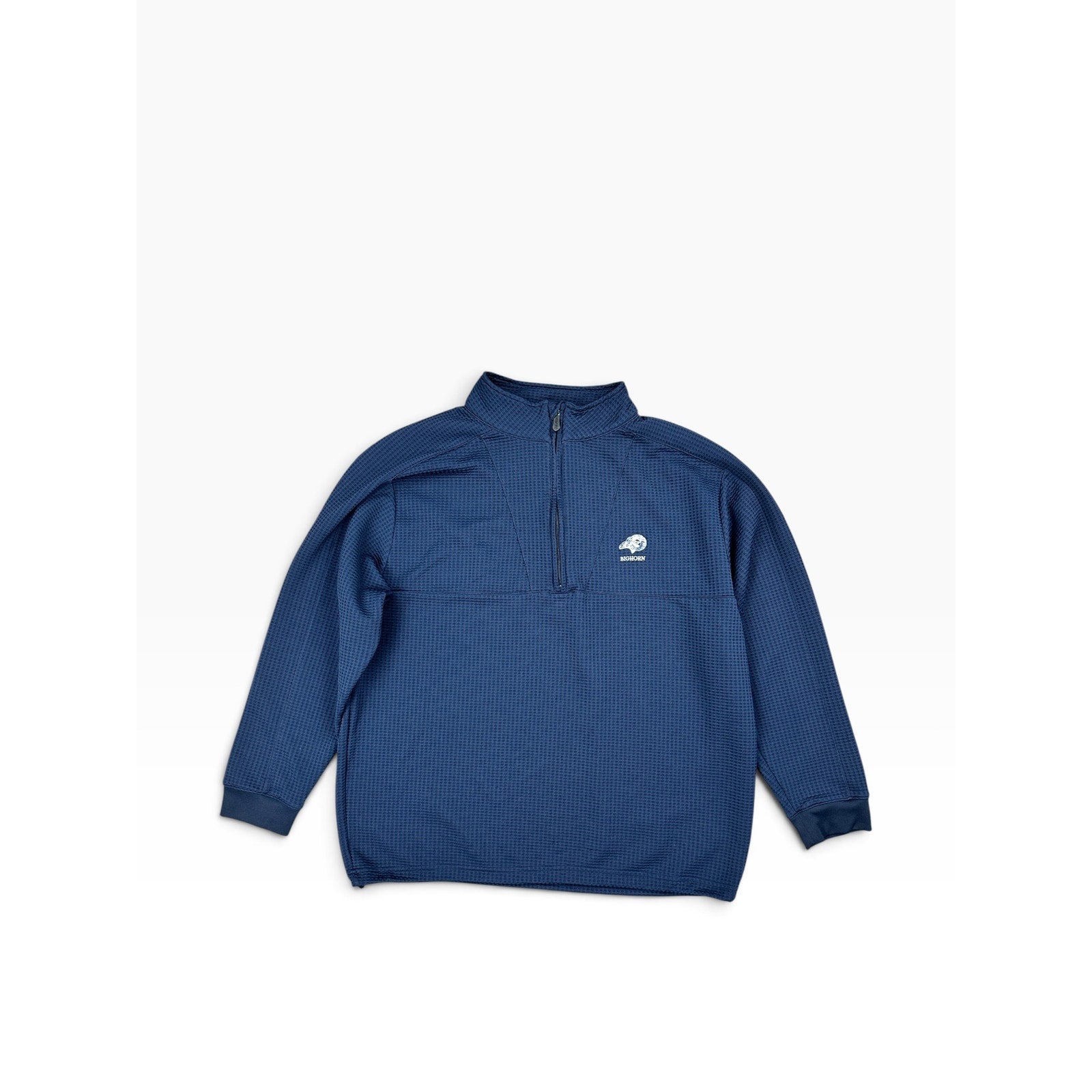Straight Down Big Horn Golf Optic Quarter Zip Pullover in Navy — Size XL // Preowned