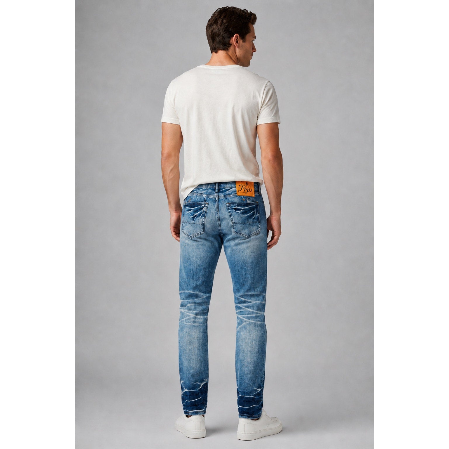 PRPS Le Sabre Slim Tapered Light Wash Jeans - 30