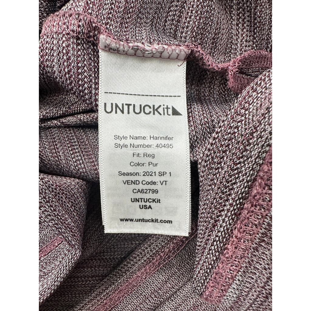 UNTUCKit Hannifer Performance Polo in Purple — Size 3XL // Preowned