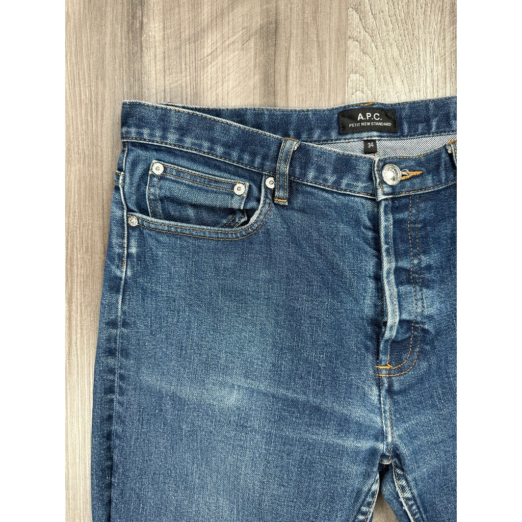 A.P.C. Petit New Standard Modern Slim Straight Jeans — Size 34 // Preowned