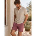 7 Diamonds Dynamic 7-Inch Hybrid Performance Shorts in Maroon — Size 36