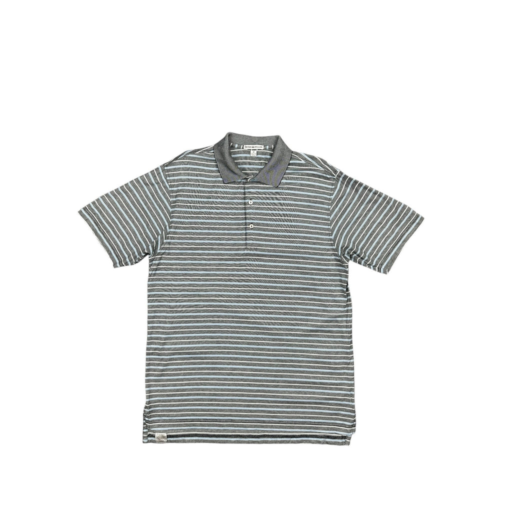Peter Millar Cotton Jersey Knit Striped Polo — Size Medium // Preowned