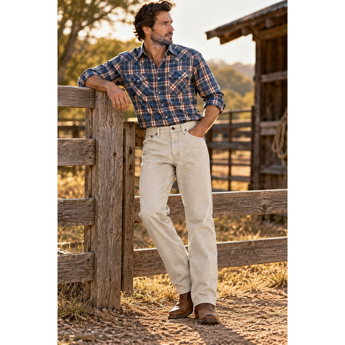 Wrangler Cowboy Cut Original Straight Fit Jeans — Size 38x32 // Preowned