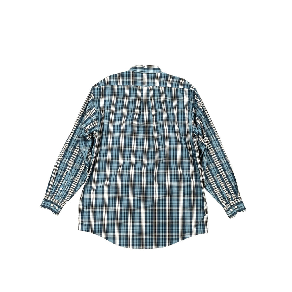 Onward Reserve Classic Fit Non-Iron Plaid Long Sleeve Button Down — Size Large // Preowned