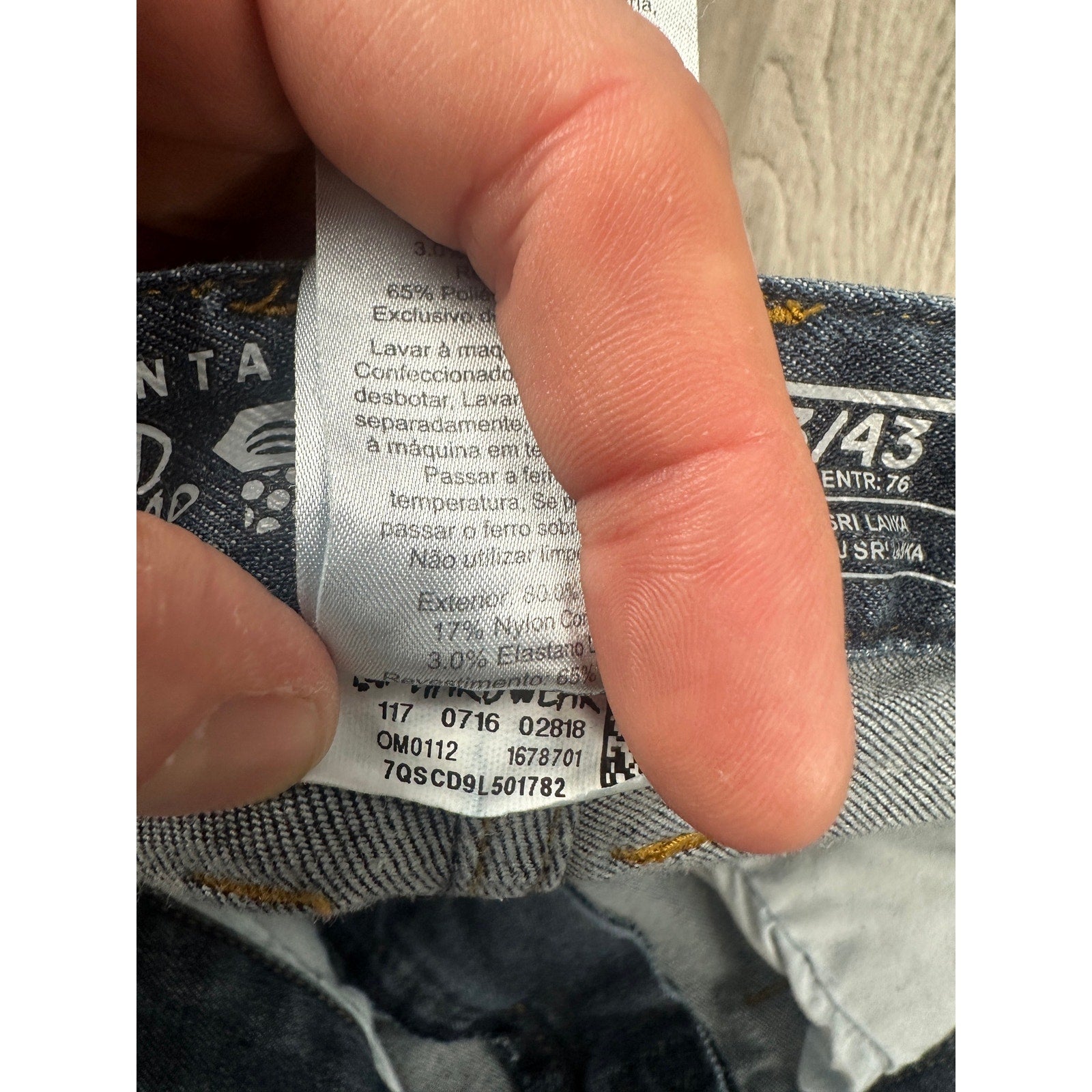 Mountain Hardwear Stretchstone Denim Jean in Dark Wash — 33x30