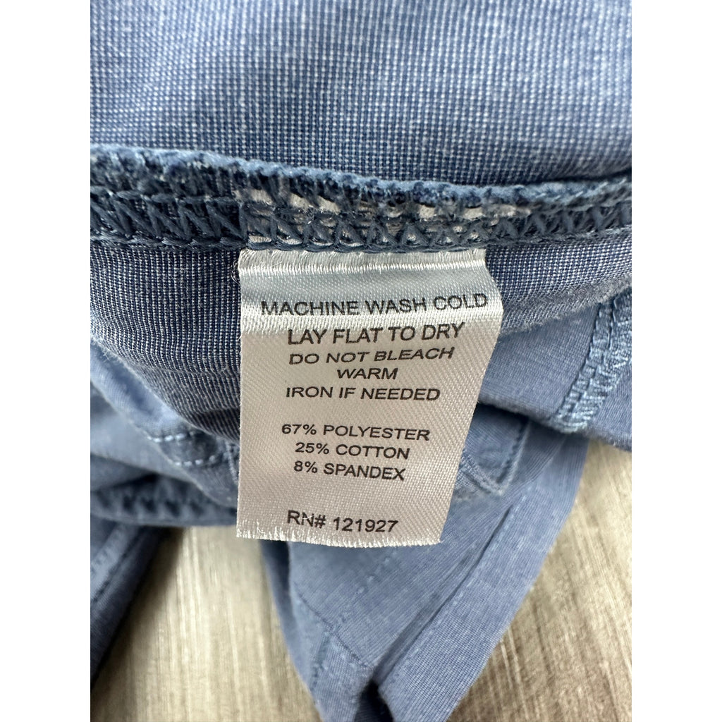 Johnnie-O Dawn 2 Dusk Hybrid Shorts in Shadow Blue — Size 36