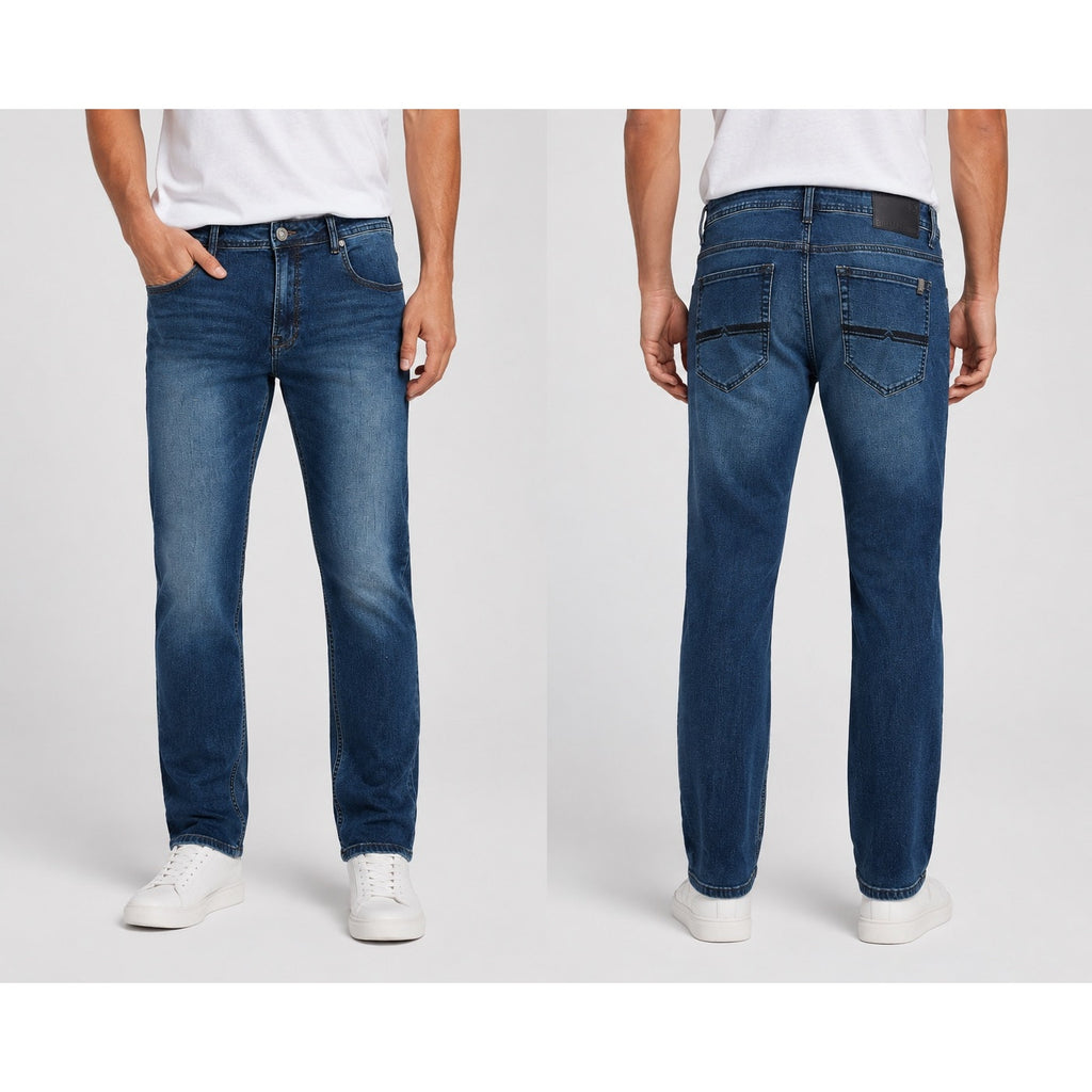 Buffalo David Bitton Axel Slim Stretch Jeans in Dark Wash — Size 40x30 // Preowned