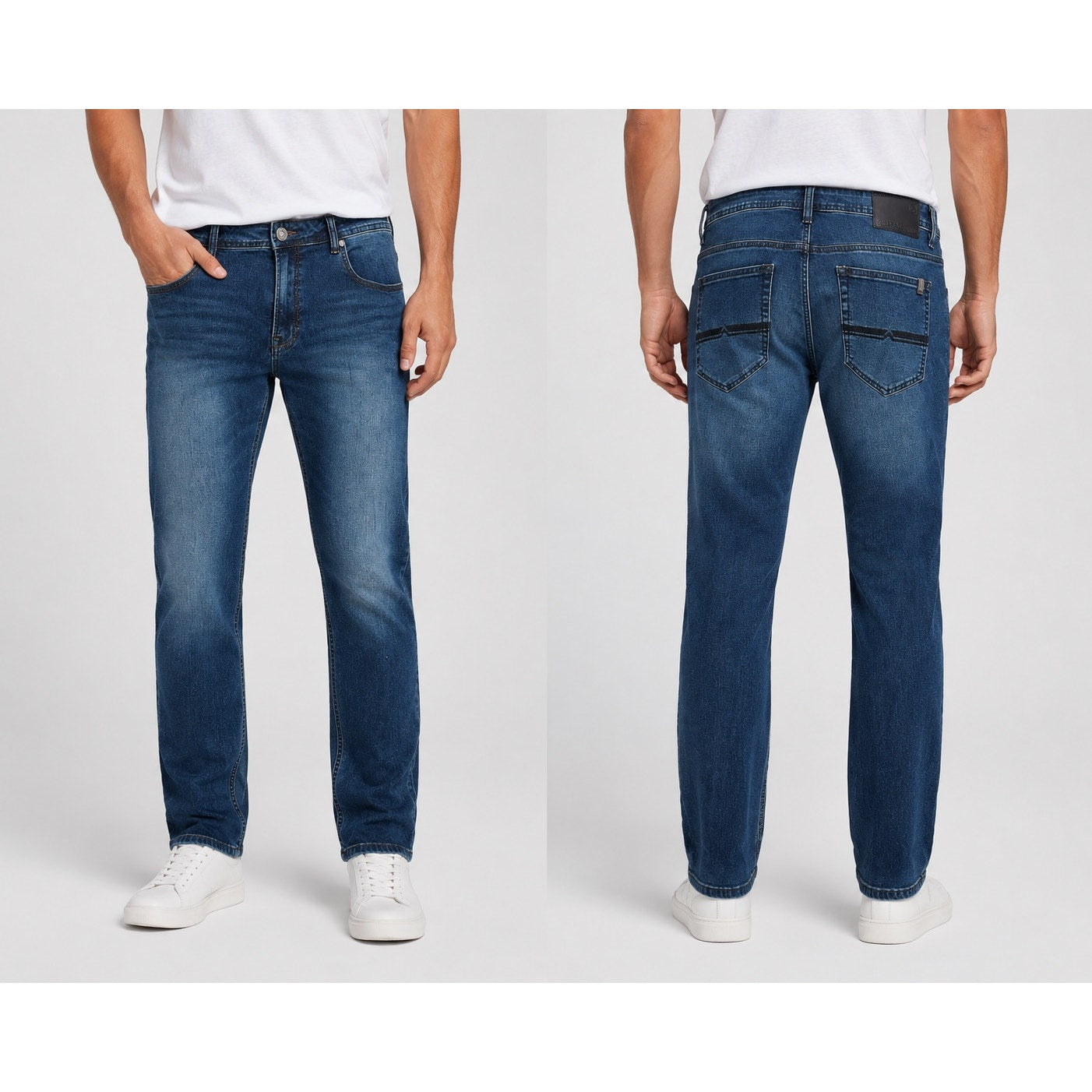 Buffalo David Bitton Axel Slim Stretch Jeans in Dark Wash — Size 40x30 // Preowned