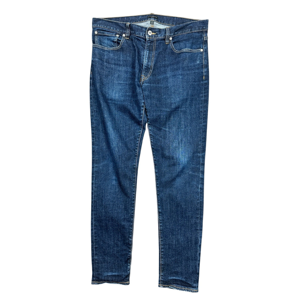 Club Monaco Super Slim Stretch Jean in Blue — Size 34x32 // Preowned
